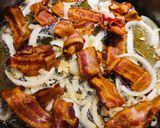 A picture of step 2 of Quick Creamy Bacon 🥓 Pasta 🍝.