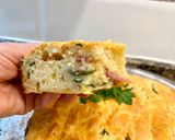 Foto del paso 20 de la receta Pastel salado con queso ricotta, calabacín y bacon