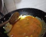 A picture of step 3 of Mayo Aata noodles.