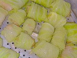Sawi roll ayam