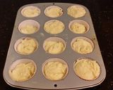 A picture of step 7 of Cold Oven Pound Cake Cupcakes with Milk Chocolate Ganache Cream.