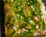Hình bước làm 2 của món Mướp đắng đúc trứng thịt