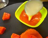 A picture of step 5 of Papaya Pudding.