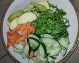 A picture of step 2 of Vegetables with skimmed milk.