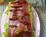 Foto del paso 8 de la receta: PIONONO RELLENO DE JAMÓN SERRANO, HUEVO, ACEITUNAS, Y MORRÓN 🥰🥰🥰😋😋😋😋