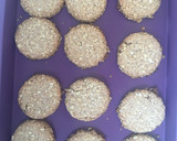 Zabpelyhes keksz eperlekvárral recept fázis 2 fotója