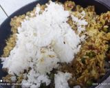 A picture of step 7 of Matar Pulao.