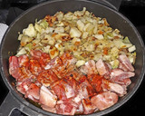 Foto del paso 2 de la receta: Arroz, col y habichuelas con costilla de cerdo
