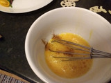 Tortilla de tomatitos con chips de lotus