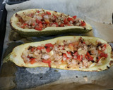 Foto del paso 4 de la receta: Súper calabacín relleno al horno 🥒