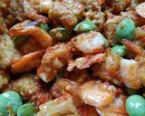 Foto langkah ke 5 dari resep Udang Sambal Petai.