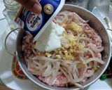 A picture of step 4 of Keto Naem Moo (Fermented Pork Sausage).