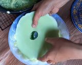 Foto langkah ke 7 dari resep Resep puding karang rasa melon.