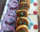 A picture of step 12 of Raw banana samosa pinwheel.