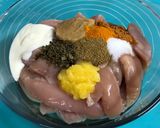 A picture of step 1 of Spicy Amritsari Chicken Curry (Amritsari Murg).