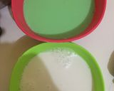 Foto langkah ke 4 dari resep Kue lapis pandan.