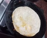 A picture of step 2 of Paneer roll.
