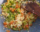 સેઝવાન ફ્રાઇડ રાઇસ(Sezwan Fried Rice) રેસીપી સ્ટેપ2ફોટો