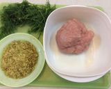 Hình bước làm 1 của món Chả cá cốm Vòng Hà nội