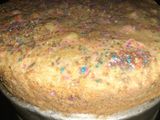 Torta De Vainilla Con Topping De Colores, Fácil De Hacer