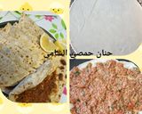 A picture of step 3 of Sfiha Flatbreads.