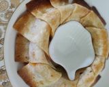 A picture of step 4 of Chicken stuffed tortilla bundt cake.