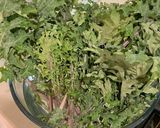A picture of step 1 of Kale and kumquat salad.