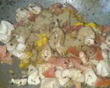 A picture of step 3 of Highway  style Chicken handi.