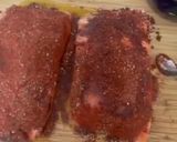 A picture of step 1 of Salmon Spinach butter Cream.