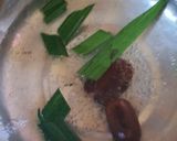 Foto langkah ke 1 dari resep Wedang teh PaKur (Pandan kurma).