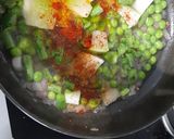 A picture of step 4 of Pao Bhaji.