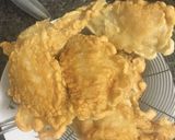 Hình bước làm 1 của món Gà sốt Dakgangjeong(cay ngọt)