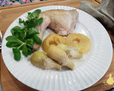 Foto del paso 9 de la receta: Pollo a la mostaza con manzana y alcachofas