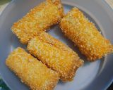 Foto langkah ke 4 dari resep Roti Gulung Sosis Keju.