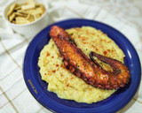Foto del paso 6 de la receta: Pulpo a la plancha con parmentier de patata trufada