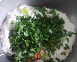 A picture of step 1 of Jowar Gatte.