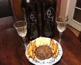 A picture of step 5 of California Farm Wagyu Beef with Zinfandel Wine.