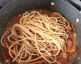 รูปขั้นตอนการทำที่ 6 ของ Spaghetti alla Puttanesca สปาเกตตีอัลลาพุตตาเนสก้า