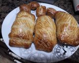 Foto del paso 3 de la receta Hojaldre de pollo relleno de jamón york y queso