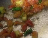 A picture of step 5 of Aloo gravy wale.