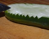 Foto del paso 5 de la receta: Canastilla de pepino y gruyère