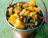 Potato, Spinach and Squash fry recipe step 5 photo