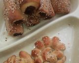 A picture of step 13 of Sesame dates fingers ❤️.