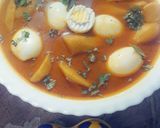 A picture of step 7 of Andaai Allu gravy.