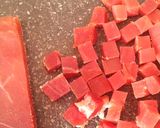 Foto del paso 6 de la receta Tortilla de berenjena, jamón y trigueros