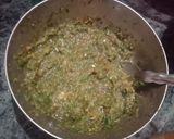 A picture of step 3 of Mint and coriander chutney.