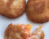 รูปขั้นตอนการทำที่ 5 ของ พิซซ่าทอด ชีสยืดดดดด Fried pizza