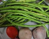 लोबिया की सूखी सब्जी रेसिपी चरण 1 फोटो