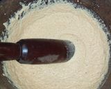 A picture of step 2 of Akara/beans cake and pap.