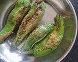 ભરેલાં મરચાં(Stuffed chilli recipe in Gujarati) રેસીપી સ્ટેપ3ફોટો